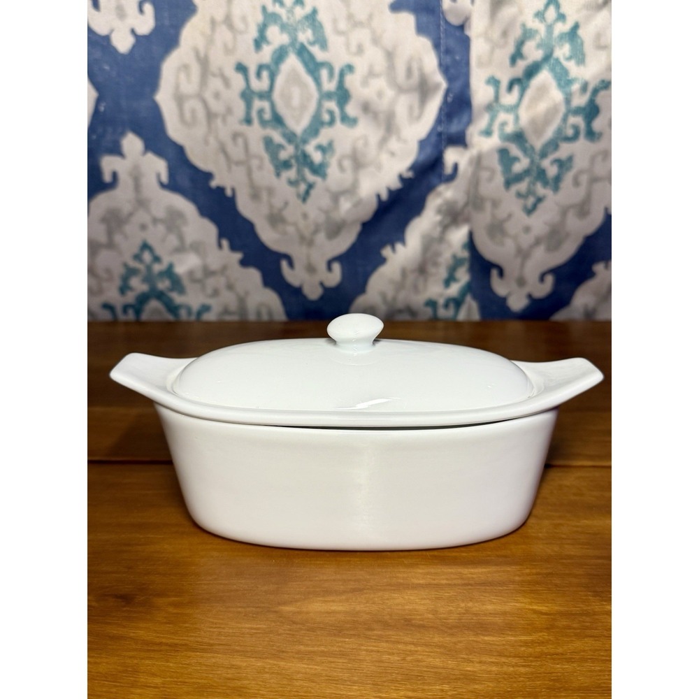 3 Piece Cook Street Inc. Butter Boat, Butter Dish, Butter Keeper Table Ware